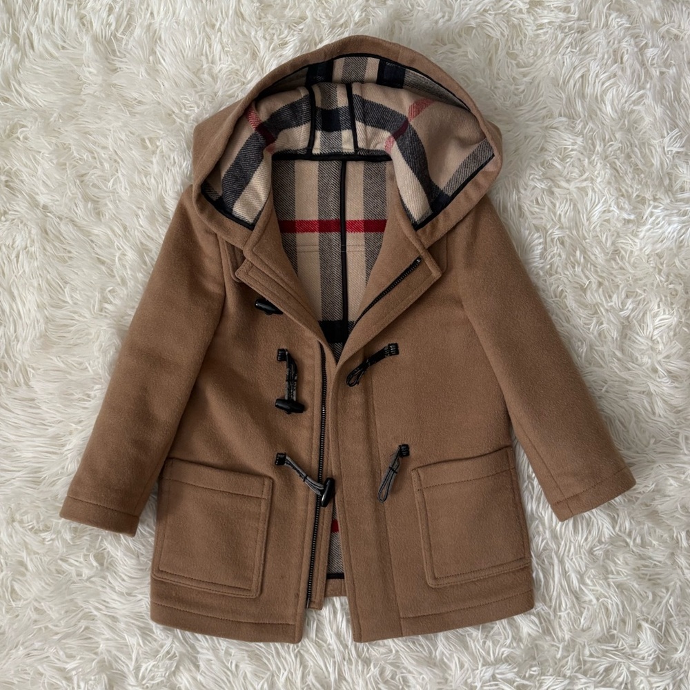 Burberry kids wool coat jacket